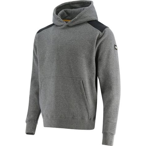 Sweatshirt de travail à capuche renforcé Caterpillar ESSENTIALS SWEAT HOODIE Gris L