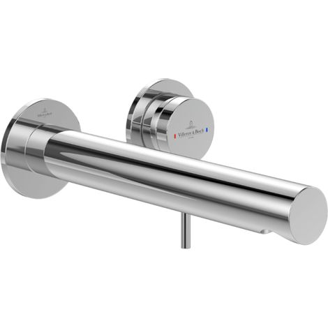 Grifo monomando mural para lavabo VILLEROY & BOCH Loop & Friends, cromado (1/5)