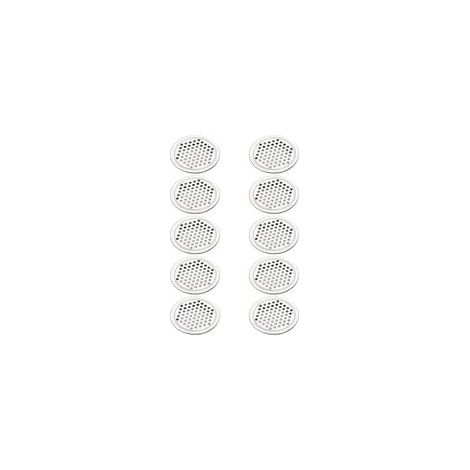 20 Pièces Grille Aeration Ronde Inox Grille de Ventilation Aeration Couvercle Cercle pour Armoire Placard Air évacué Grille d'évacuation Ventilation pour Cuisine Meubles Bouche Aération (53mm)