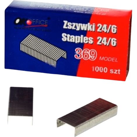 OkOffice Staples 24/6, paquets de 10 (1000 pièces) (1/3)