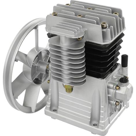 Compresor de aire, compatible con 2 HP, alta capacidad de escape, color plata. (1/2)