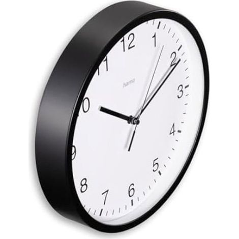 Horloge Murale - 25 Cm - Mécanisme Quartz Silencieux - Pour Salon Chambre Cuisine - 1 Unité (1/2)