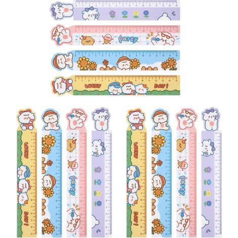 Règles magnétiques portables, flexibles et légères, 12 adorables (1/5)