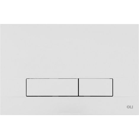 Placca dual per cassetta oli74 plus olipure bianca (1/3)