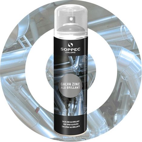 PEINTURE DE GALVANISATION SOPPEC ZINC ALU BRILLANT - 470201W (1/2)