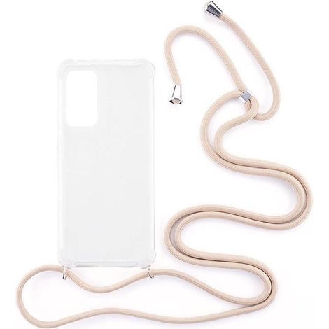 Coque arrière souple avec cordon pour Xiaomi Mi 10T - Beige - Étui de protection (1/5)