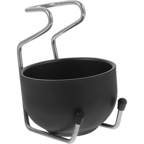 Soap Dish Holder and Stainless Steel Shaving Soap Bowl 2