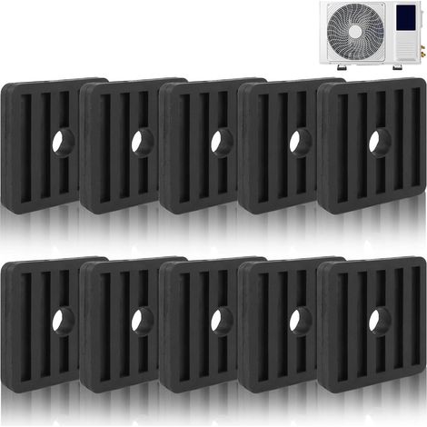 Anti-Shock Mount Rubber Air Conditioner Shock Pad Air Conditioning Shock Pad Anti-Vibration Feet For Air Conditioning For Outdoor Split Air Conditioner Condenser (1/5)