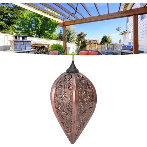 Dekorative Solarleuchten für Innenhöfe, LED-Solarlaternen, Solar-Hofleuchten, sechseckige Pfauenschwanz-Kronleuchter (1/5)