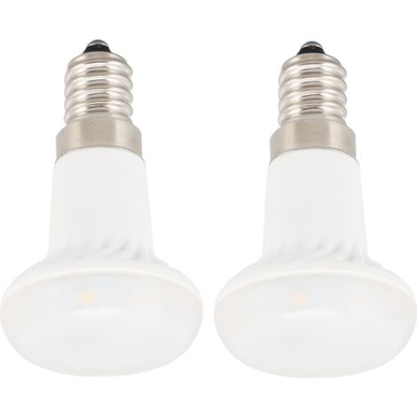 de 2 ampoules LED E14 3W à lumière chaude économie d énergie (1/5)