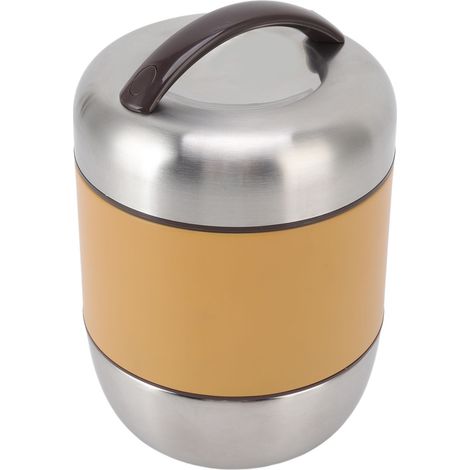 Boîte à lunch isotherme 1,5 L en acier inoxydable 304, étanche, multicouche, sous vide, idéale pour les voyages, les pique-niques et le bureau. (1/5)