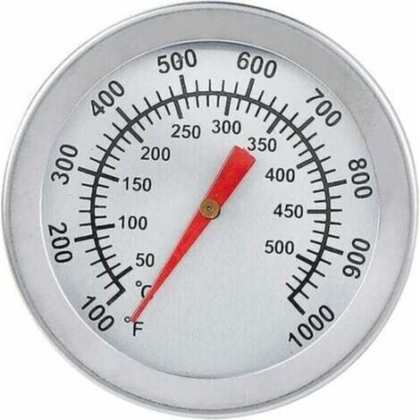 [NEVER USED] Stainless steel oven thermometer, max 500C/1000F, for ovens and pizza ovens