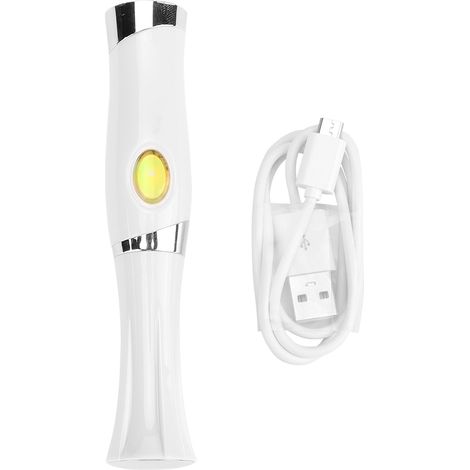 Curler À Cils Électrique - Chauffage Réglable 2 Niveaux - Tête Ergonomique Avec Dentelure 360° - Filaire USB Rechargeable - Blanc (1/5)