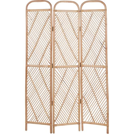 Raumteiler 3-teilig COSENZA Hellbraun 106 cm 180 cm (1/5)