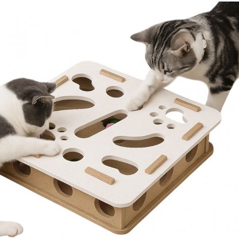 Logikspielzeug aus Filz für Katzen, Bälle mit Glöckchen, Labyrinth, für Übungen KOT28