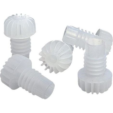 TAPPI ALETTATI A FUNGO pz.100 MODELLO TAPPO IN PLASTICA PER VINO SPUMANTE (1/2)