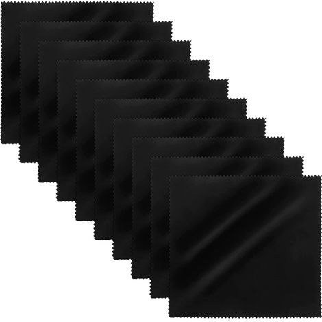 Chiffon Microfibre - Pour Nettoyage Verre et Lunettes - Non Pelucheux Sans Rayures - Lavable Réutilisable - 1 Pièce (1/5)