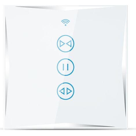 Système de Rideaux intelligents Commutateur à Rideau d'obturateur à Rouleaux for Stores motorisées électriques avec télécommande Piste réglable et Super Silencieux (1/4)