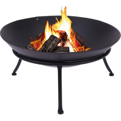Orion Brasero clásico negro 57 cm diámetro metal