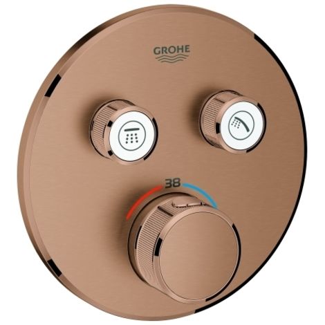 Grohe Grohtherm SmartControl termostato con dos válvulas de