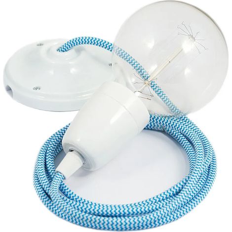 Lámpara colgante creative-cables rz11 zigzag 53W 50 cm (1/3)
