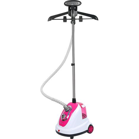 Dampfbügeleisen 1.7LDampfglätter Dampfbürste Dampfstation Dampfbügler 1700W Rosa