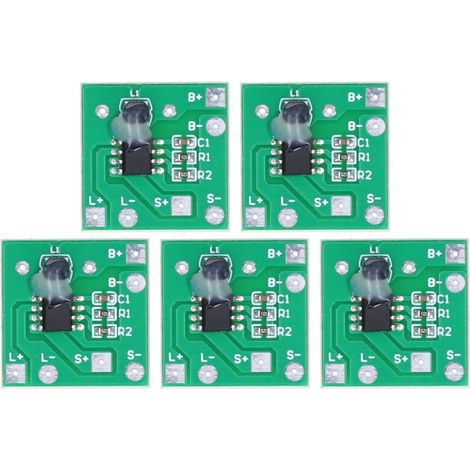 Module De Contrôleur De Lampe Solaire 5pcs 9012 1.2v Carte De Circuit De Module De Contrôleur De De Batterie De Contrôle De La Lumière Pour Lampes De Pelouse Solaires Lampe Murale (1/5)
