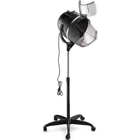 COSTWAY Profi Trockenhaube, Haartrockner Salon Friseur, Haartrockenhaube mit Standfuss 1050W / 40-75℃ / 60min. Schaltuhr / 125-160cm Hoehenverstellbar (1/5)
