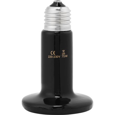 Lampe chauffante infrarouge 75W pour reptiles et animaux domestiques (1/5)