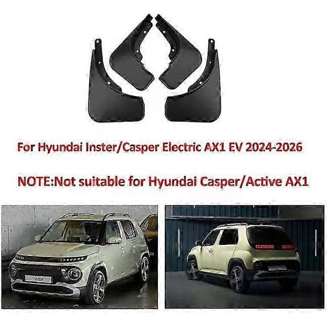 Bavettes de protection anti-éclaboussures de haute qualité pour Hyundai Casper Electric Inster AX1 EV 2024 2025 2026, ailes avant et arrière, accessoires auto (1/5)