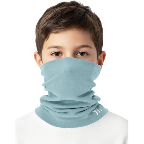 Schlauchschal Kinder, warm & winddicht, atmungsaktiv, für Jungen & Mädchen, Hellblau (1/5)