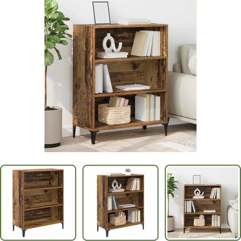 vidaXL Meuble bas - Buffet Bois ancien 69,5 x 32,5 x 90 cm Bois d'ingénierie (1/5)