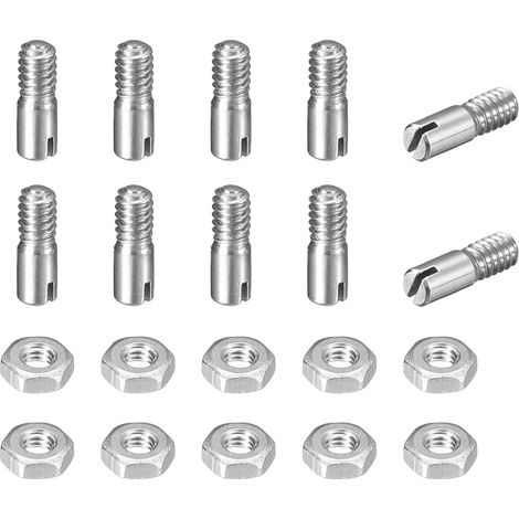 10Pcs Goujon Cylindrique À Fente M2 x 5mm Goujon Externe (GB878) (1/5)