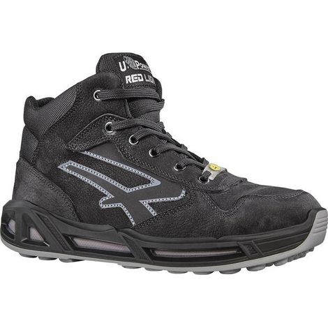 U-Power – Bottes de sécurité S3 CI SRC ESD – Pointure 44 – Tige en cuir nubuck hydrofuge – Semelle antidérapante PU – Protection anti-perforation Save&Flex (1/8)