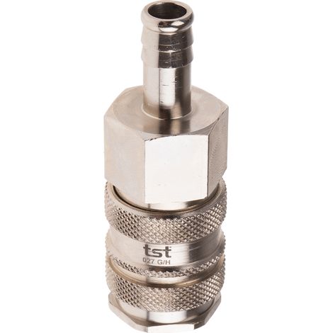 Raccord rapide pneumatique RS PRO, Tuyau cannelé vers Mâle 10mm en Laiton ( Prix pour 1 ) (1/2)