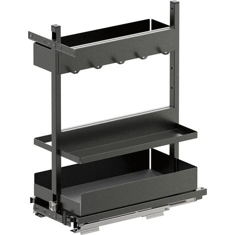 VS SUB Larder Flex Essentio Bake Unterschrank Auszug Set KB 300mm, lava (1/3)