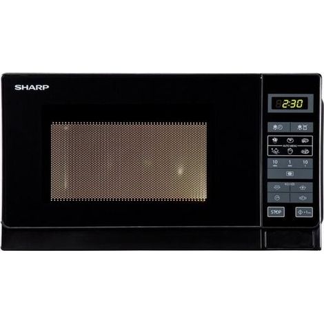 Sharp MIKROWELLE ELEKTR. 20L 800W (R242BKW SCHWARZ)