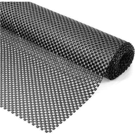 Tapis Antidérapant Polyvalent, Noir, Anti Dérapant, Tapis de Coussin de Sol Imperméable pour Maison Bureau Voitures Cuisine Salle de Bain (1/4)