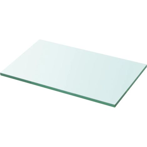 Mensola in vetro trasparente 30 x 15 cm 2702173/2