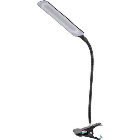 Lampe de bureau à pince LED K Lumière du jour Extra longue flexible col cygne pour le soin des yeux la peinture Établi 6000 (1/4)