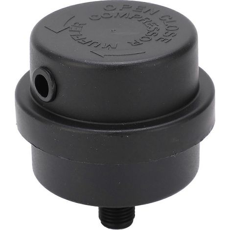 Ölfreier Schalldämpfer aus Kunststoff, G1/4 Luftfilter, Schalldämpfer, Luftkompressorpumpenzubehör