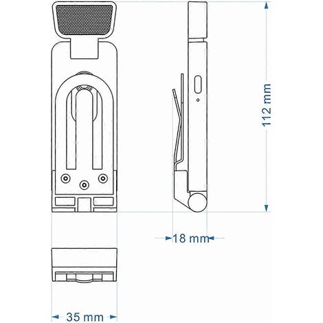 500-mAh-Mini-Leselampe mit Ladefunktion für Studentenwohnheime, ideal zum Lernen und für die Nacht, B-Weiß