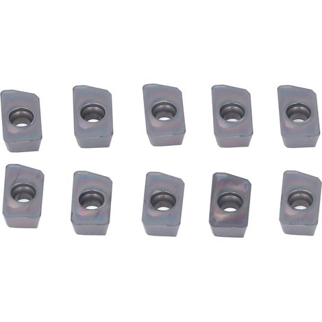 10Pcs plaquettes carbure revêtues pour tour CNC, outil de fraisage métal, porte-outil lame coupe (1/5)