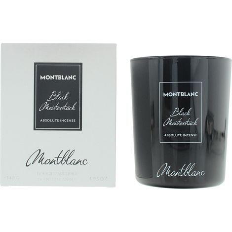 Vela perfumada Montblanc black meisterstück diseño elegante larga duración