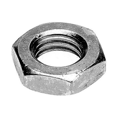 Ecrou hexagonal bas hm/contre Ecrou M8 Acier brut Géomet 500B - 1 pièce