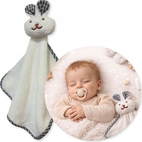 Ulewajka Mini-Windel-Kuscheltier aus Stoff für Babys, Hase (1/5)