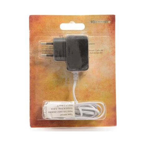 Transformateur pour luminaire 4,5 V 3,6 W – Câble 1,8 m – Indice de protection IP20 – Pour applications domestiques – Myvillage