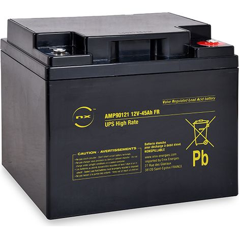NX - Batterie onduleur (UPS) NX 45-12 UPS High Rate FR 12V 45Ah M6-F