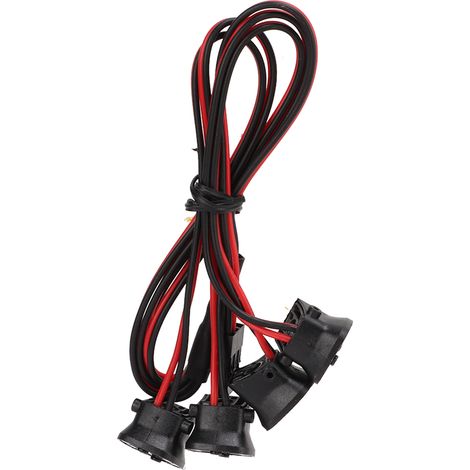 RC LED-Dachleuchte mit 16 LEDs und 4 Projektoren, universelles Zubehör, robuste RC-Autoscheinwerfer, schwarz (1/5)