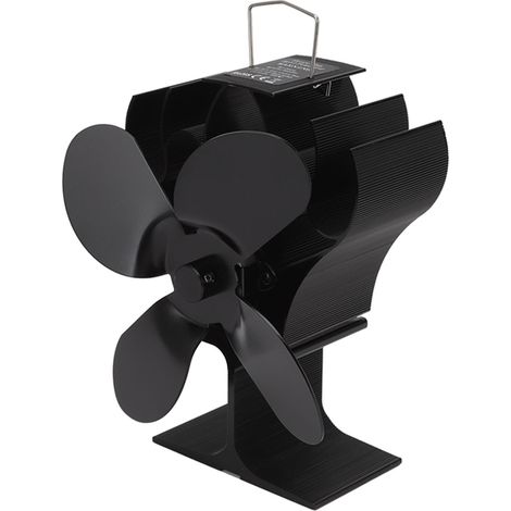 Wärmebetriebener Kaminventilator, automatischer Start, hitzebeständige Aluminiumlegierung, 1400 U/min (1/5)